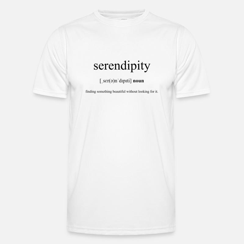 Dictionnaire de définitions Serendipity (Entdeckung) T-shirt sport Homme