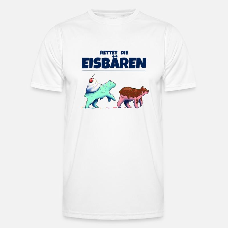 Rettet die Eisbären Männer Funktions-T-Shirt