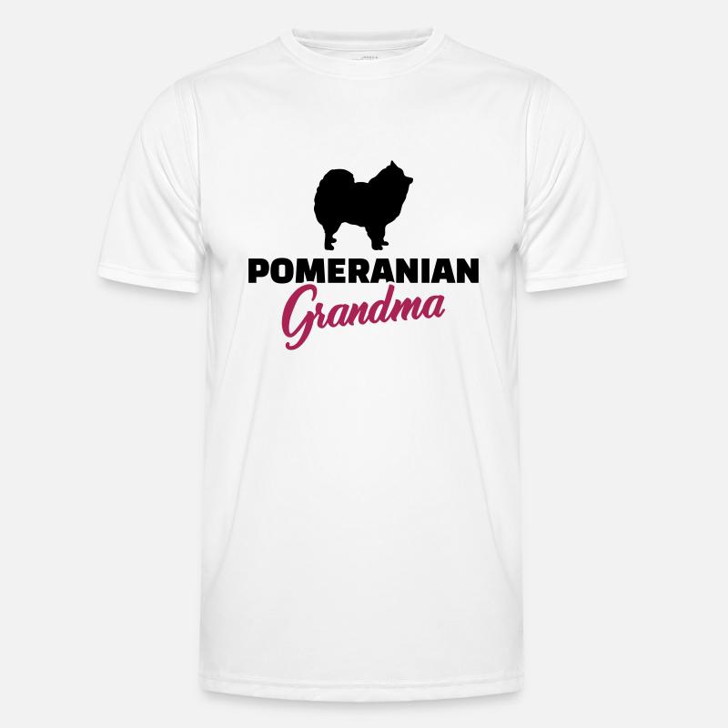 Spitz - Männer Funktions-T-Shirt - Weiß