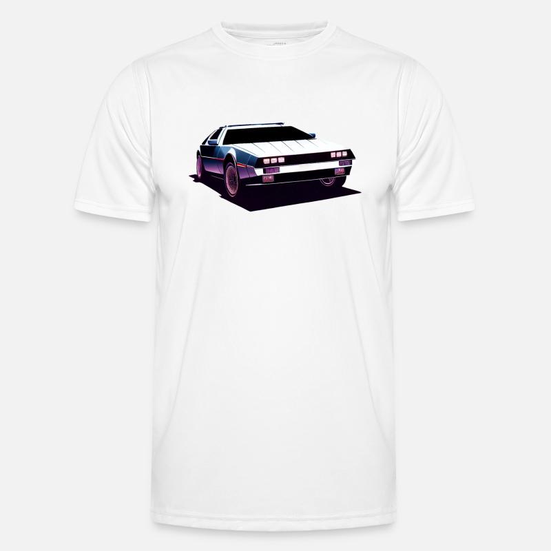 Delorean Youngtimer Oldtimer Männer Funktions-T-Shirt