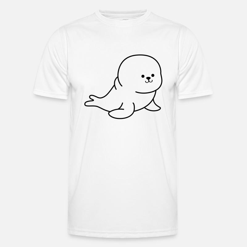robbe - Männer Funktions-T-Shirt - Weiß
