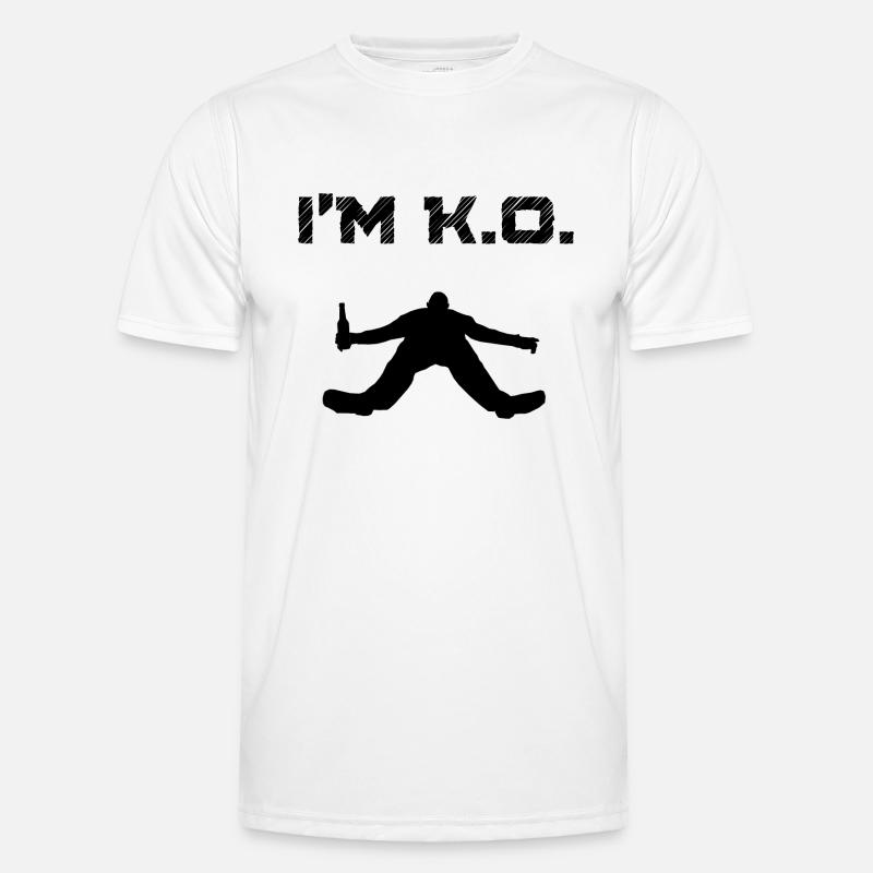 I'm KO Drunk Man Passed Out Blackout Drunken Coma Men's Functional T-Shirt