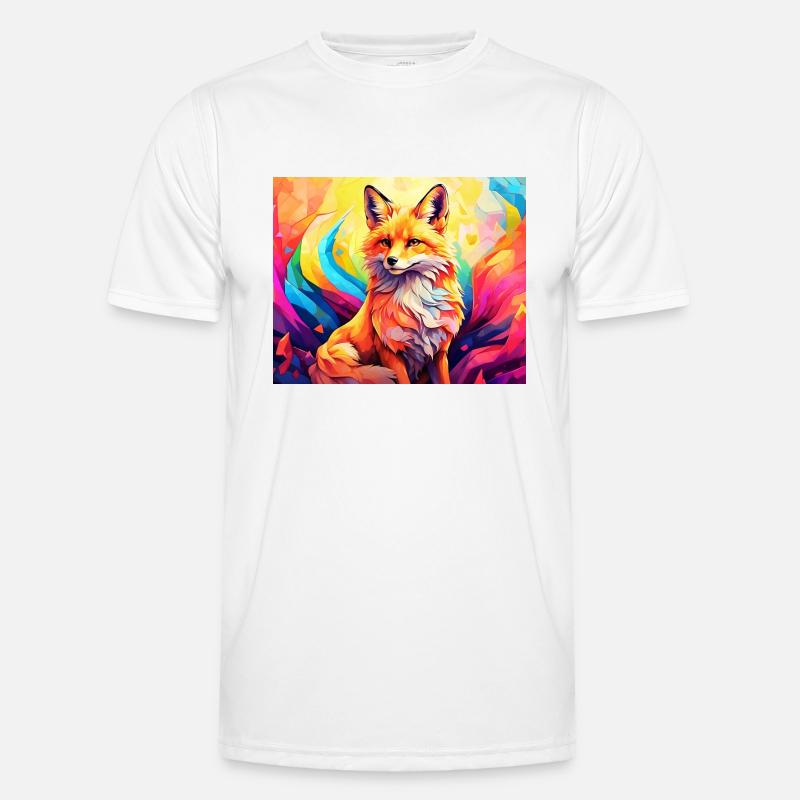 cute fox #fox #cute Men's Functional T-Shirt