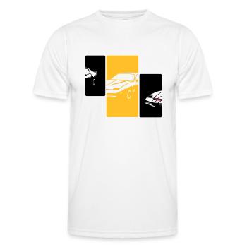 transam1 - T-shirt sport Homme - blanc - Devant - AI Model Male 178 dark (178cm)
