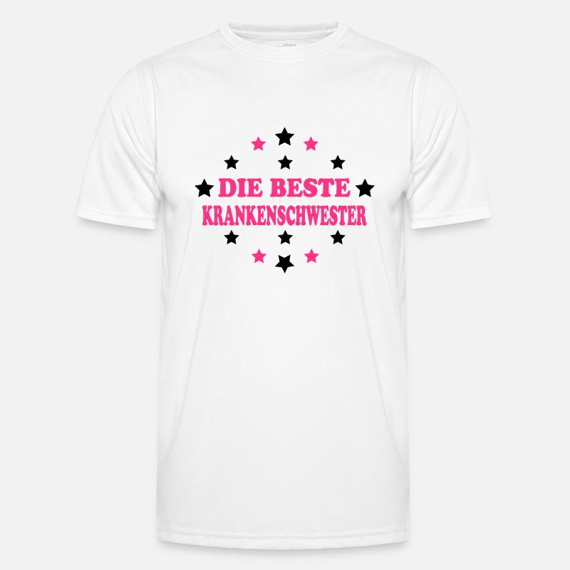 Doktor / Arzt / KRANKENSCHWESTER / physio / - Männer Funktions-T-Shirt - Weiß
