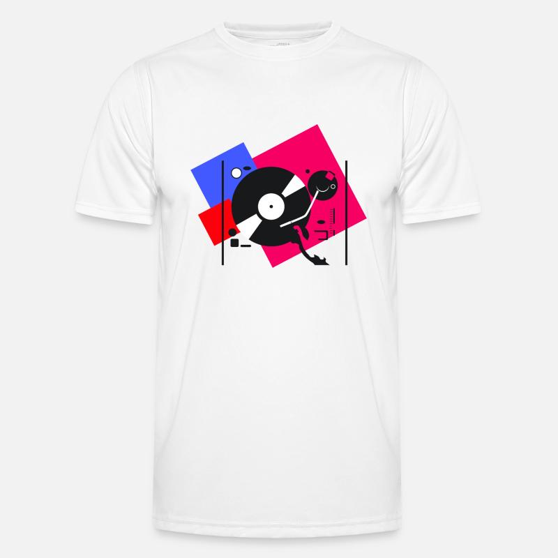 colorful turntables 2 Men's Functional T-Shirt