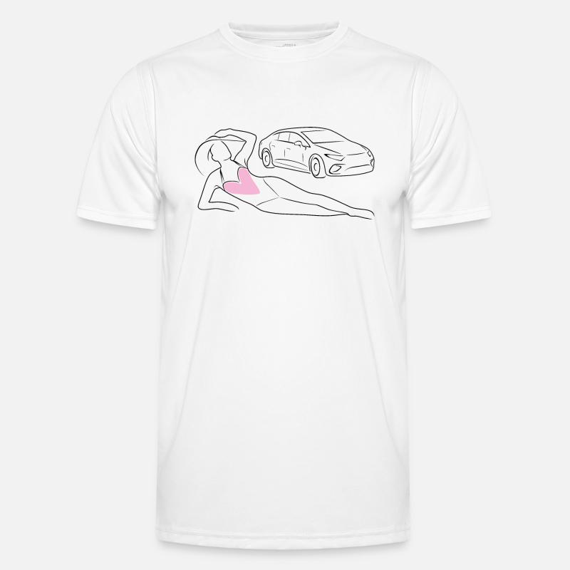 Trendiger Badeanzug Männer Funktions-T-Shirt