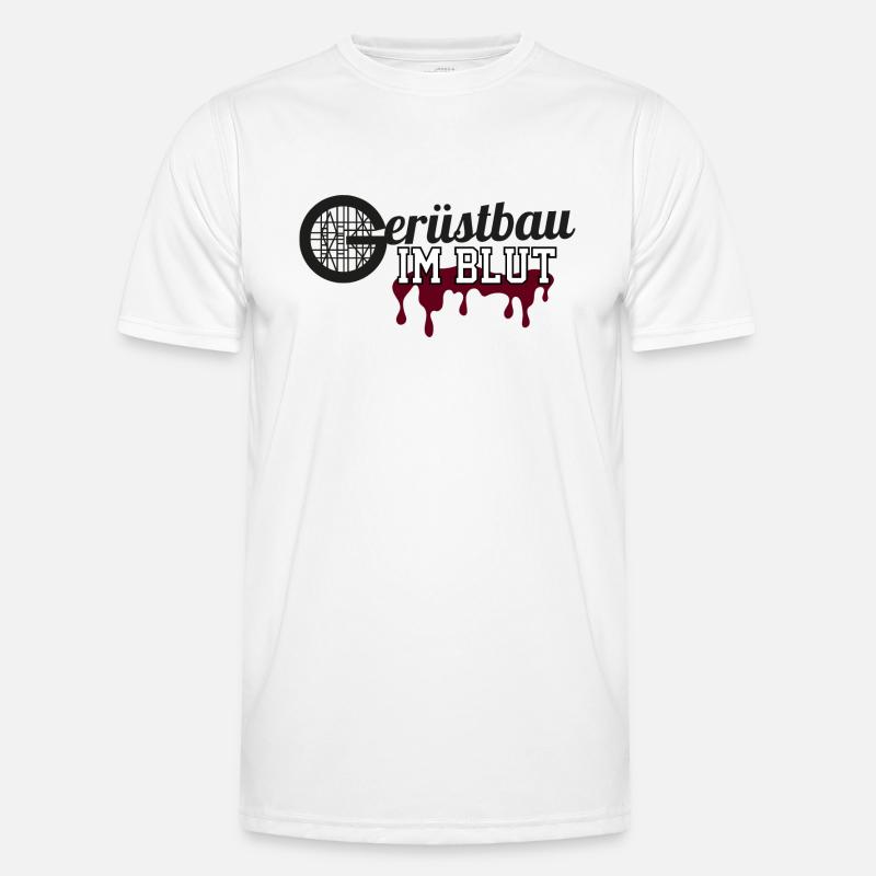 GERÜSTBAU im Blut 2 Männer Funktions-T-Shirt