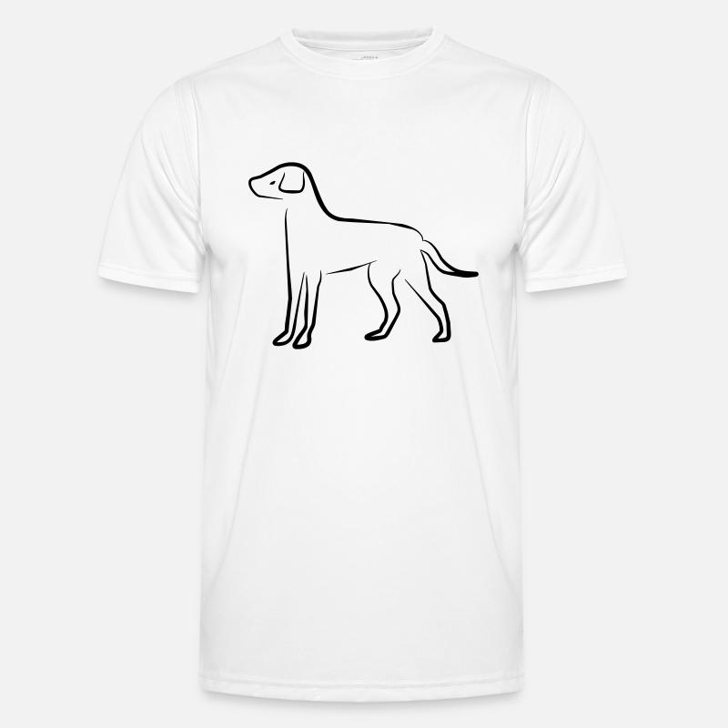 Chien T-shirt sport Homme
