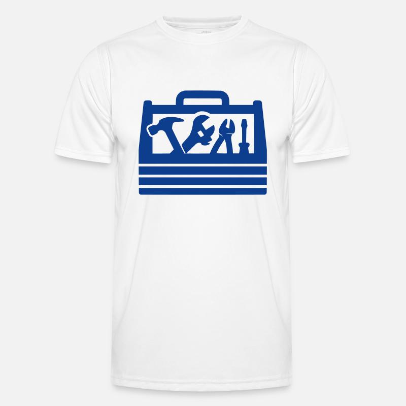 Tools Toolbox - Men's Functional T-Shirt - white