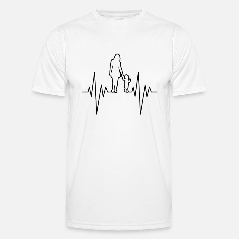 Mother And Son Pulse Männer Funktions-T-Shirt
