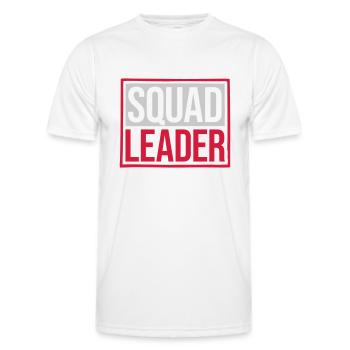 Chef d’équipe Anführer - T-shirt sport Homme - blanc - Devant - AI Model Male 178 dark (178cm)