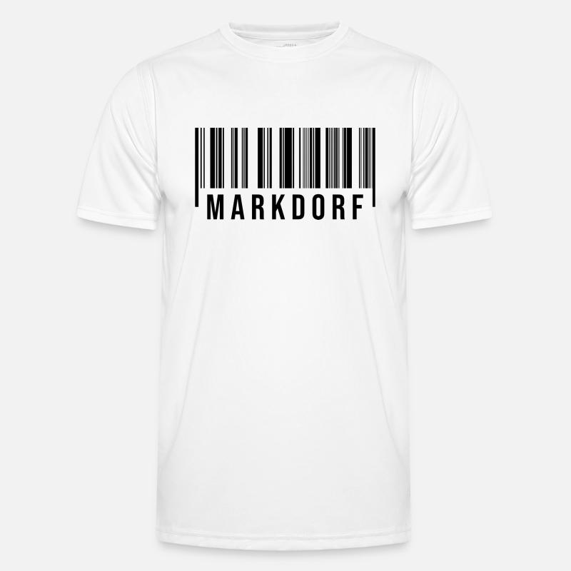 Schwabe Strichcode Markdorf Männer Funktions-T-Shirt