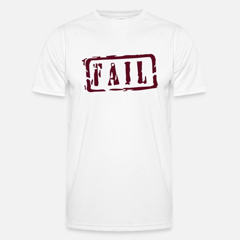 fail writing Männer Funktions-T-Shirt