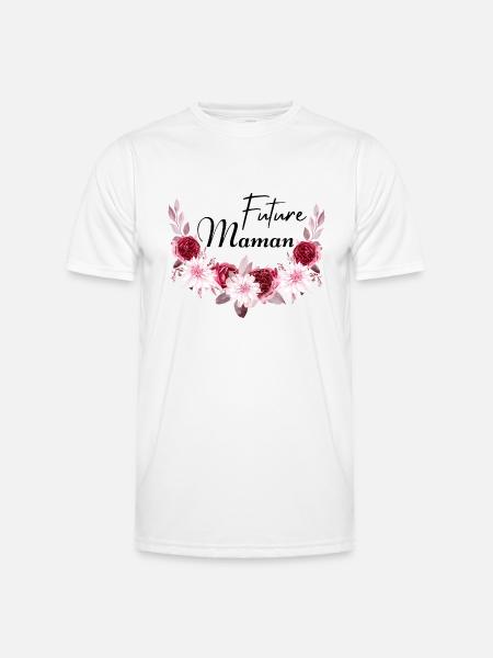 future maman idée cadeau - T-shirt sport Homme - blanc