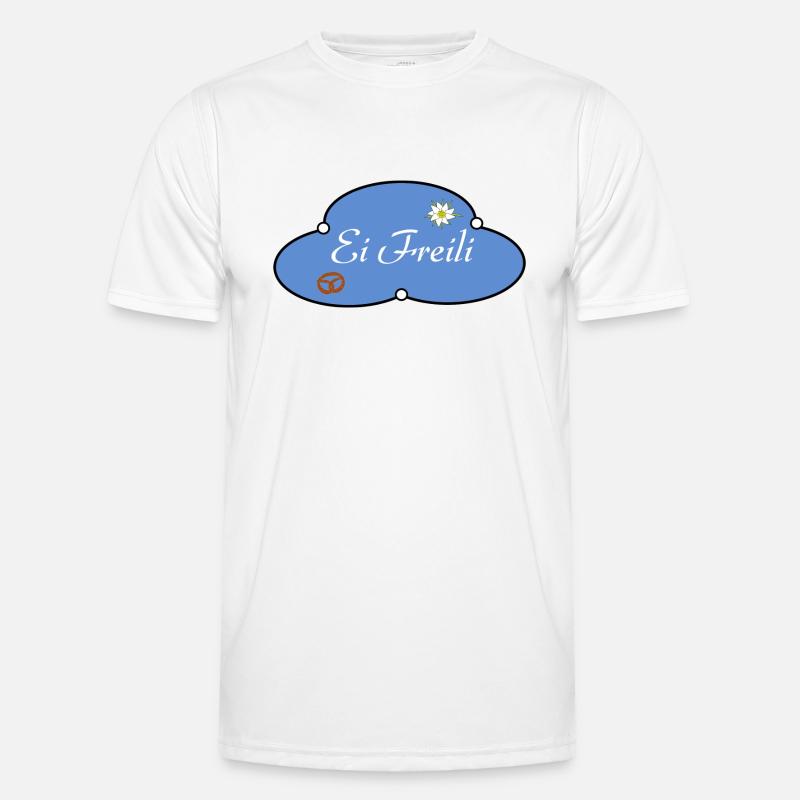 Freili - Männer Funktions-T-Shirt - Weiß