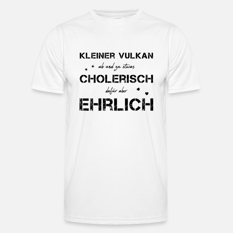 cholerisch ehrlich Choleriker Männer Funktions-T-Shirt
