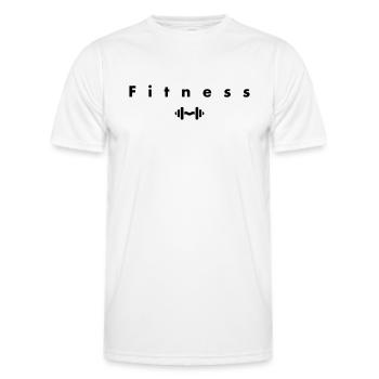 Classic fitness - Men's Functional T-Shirt - white - Front - AI Model Male 178 dark (178cm)