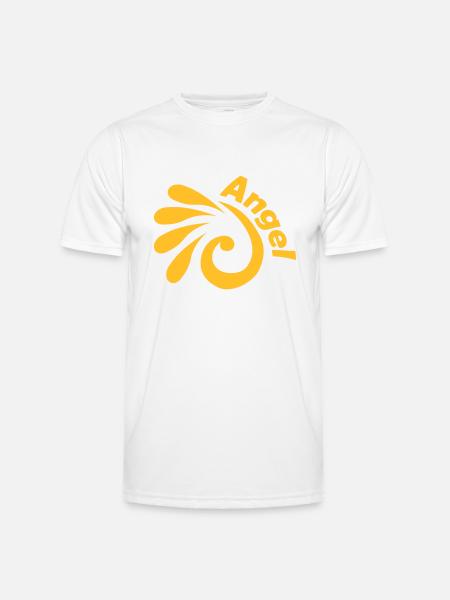 Angel - Männer Funktions-T-Shirt - Weiß
