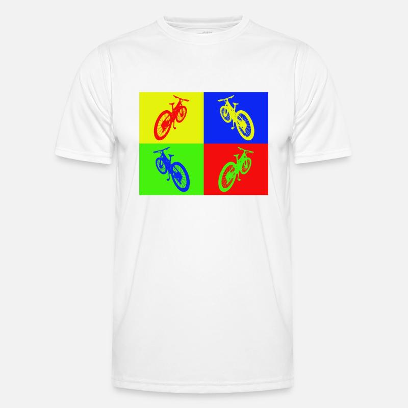 VTT Pop Art couleur T-shirt sport Homme