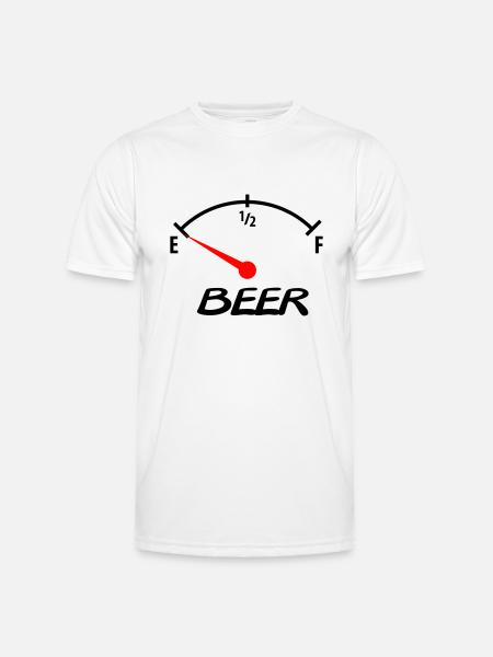 beer - Männer Funktions-T-Shirt - Weiß