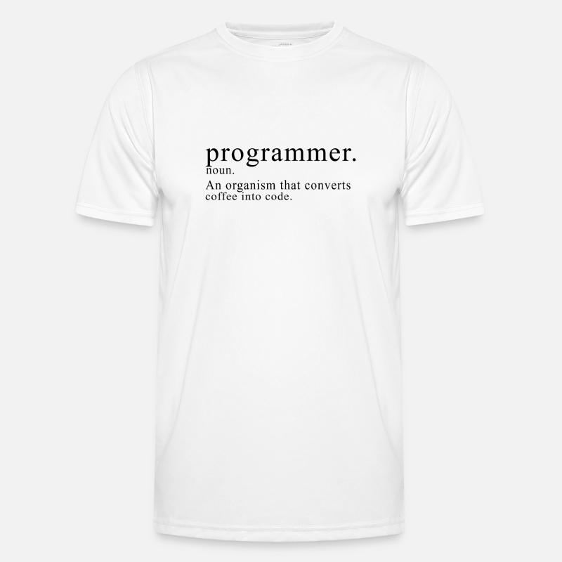 Programmer Description - Men's Functional T-Shirt - white