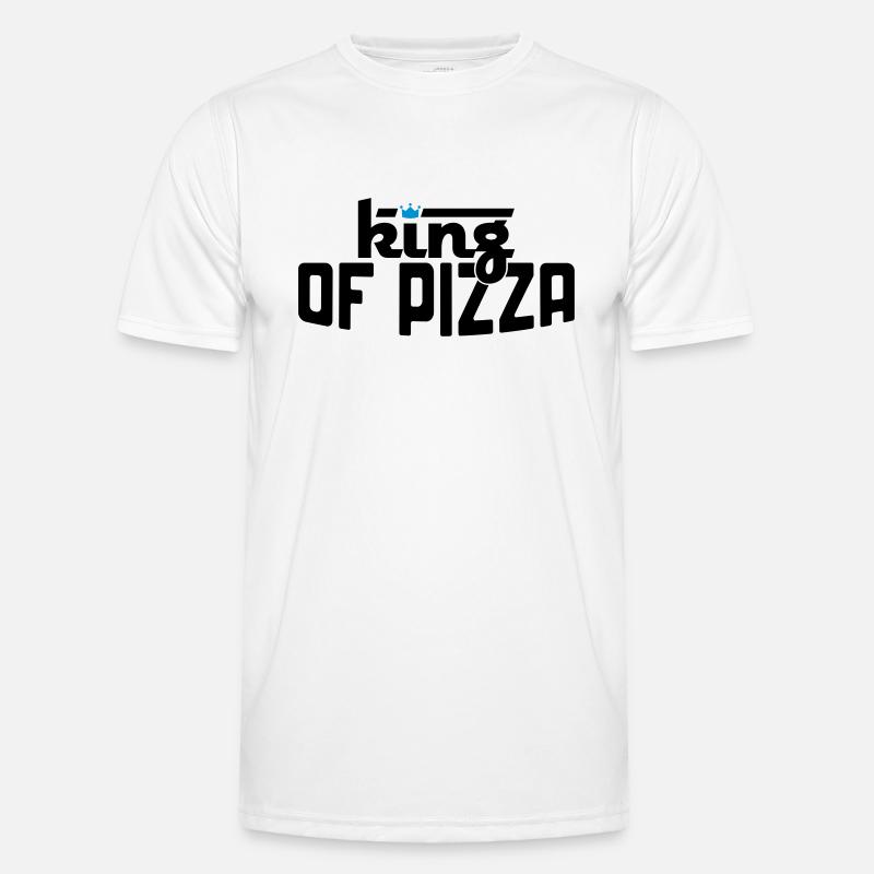 Pizza Männer Funktions-T-Shirt