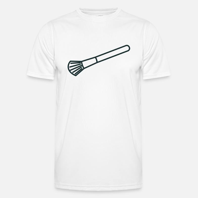 Make-up-Pinsel Männer Funktions-T-Shirt