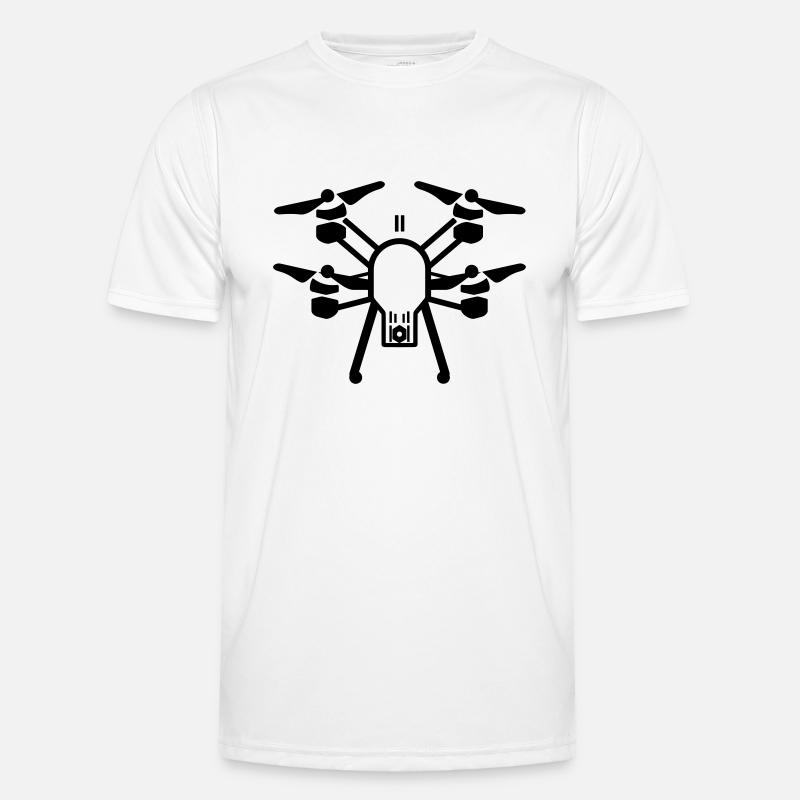 Drohne Männer Funktions-T-Shirt