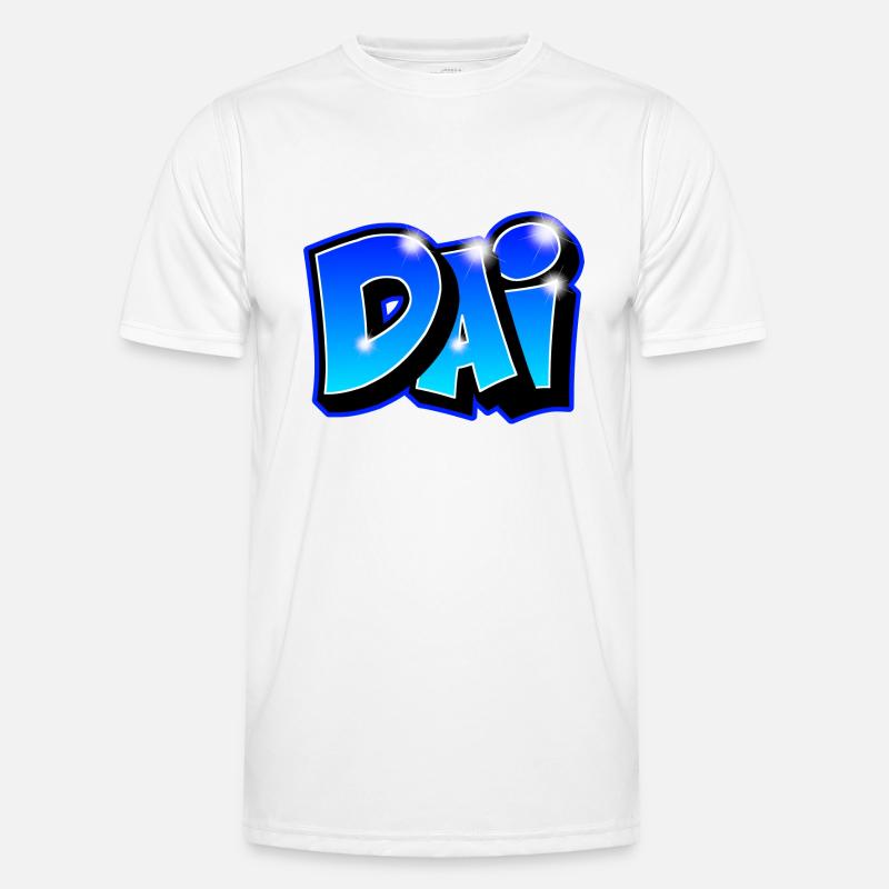Graffiti "DAI" imprimable sur tout support T-shirt sport Homme