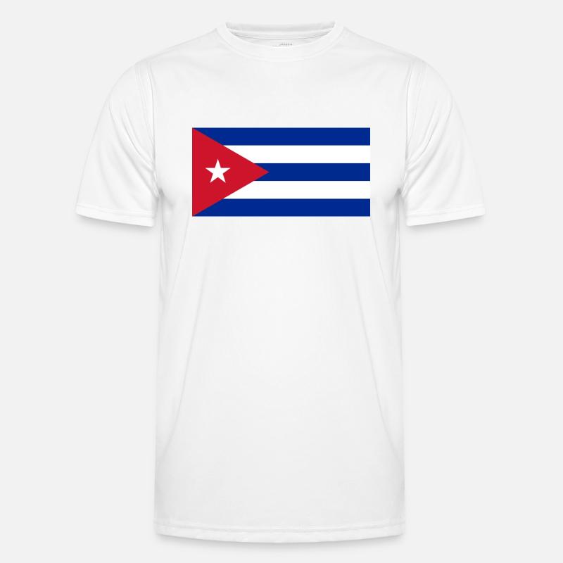 Cuba Drapeau T-shirt sport Homme