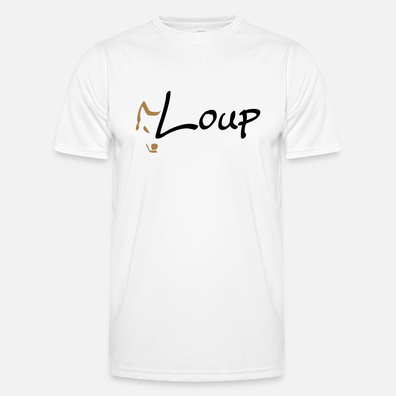 loup T-shirt sport Homme