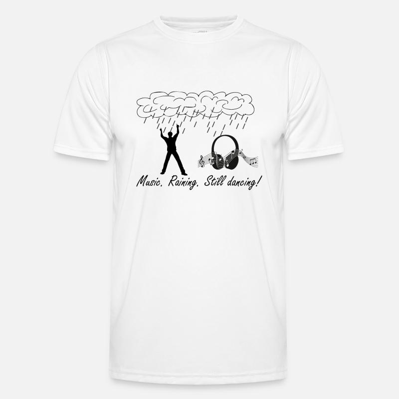 Dancing Dance Music - Men's Functional T-Shirt - white