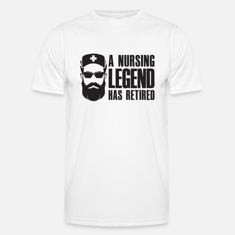 A Nursing Legend Has Retired - Krankenschwester Männer Funktions-T-Shirt