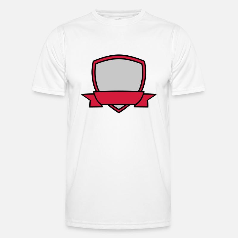 Shield Banner Empty Men's Functional T-Shirt