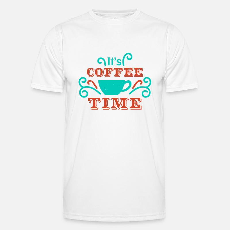 È L'ORA DEL CAFFÈ OK Maglietta sportiva per uomo