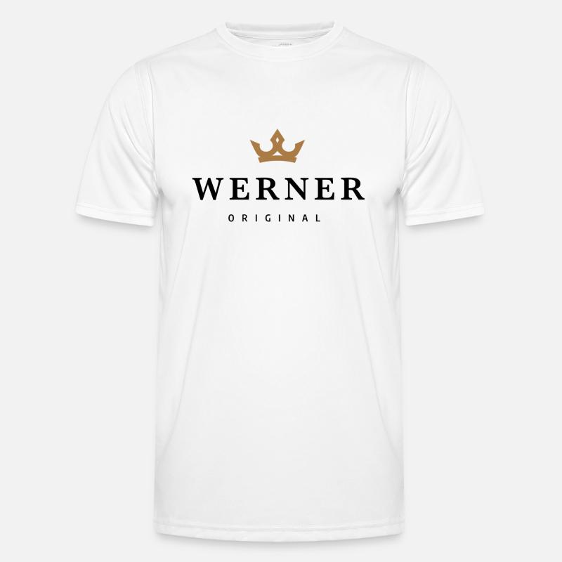 Werner - Men's Functional T-Shirt - white
