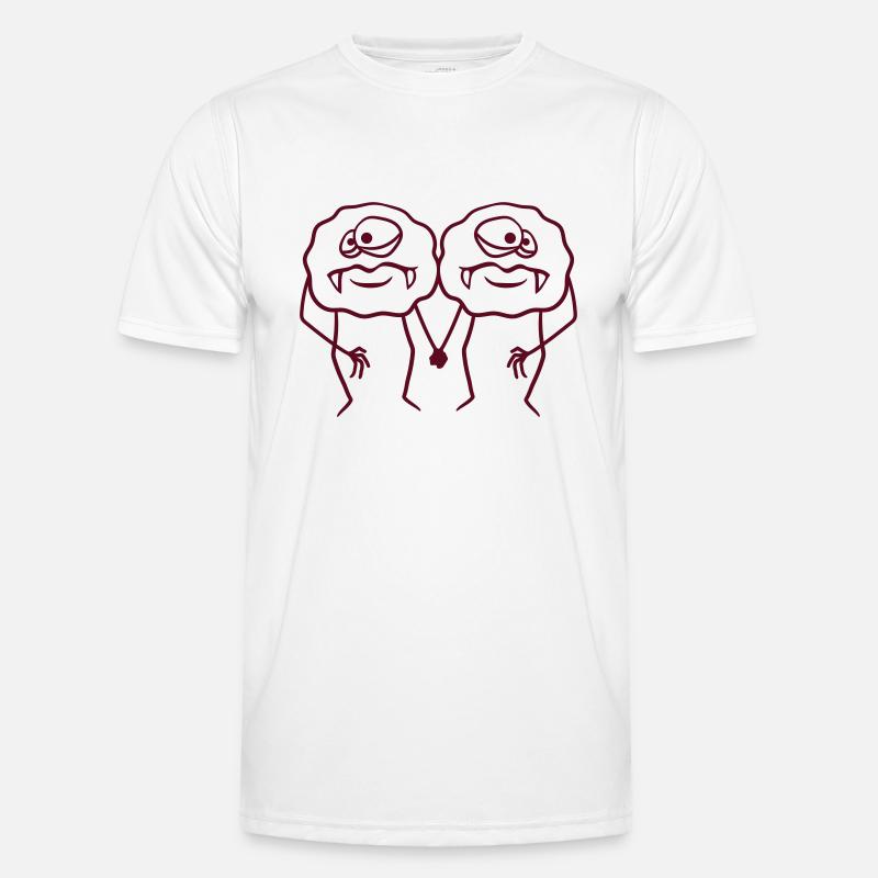 2 couples de couples amis de l'équipe craignent la peur kot bael T-shirt sport Homme