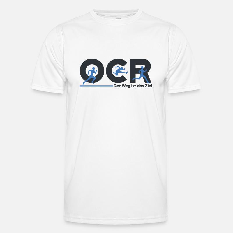 ocr obstacle race Hindernislauf mud run Männer Funktions-T-Shirt