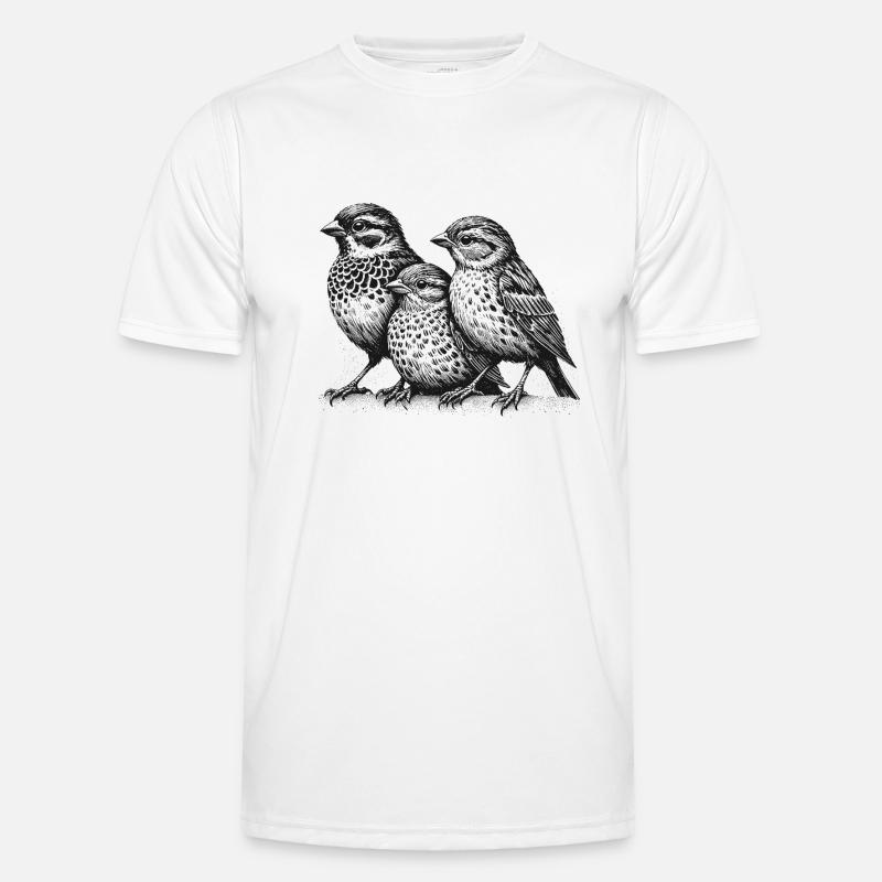 Spatz Männer Funktions-T-Shirt