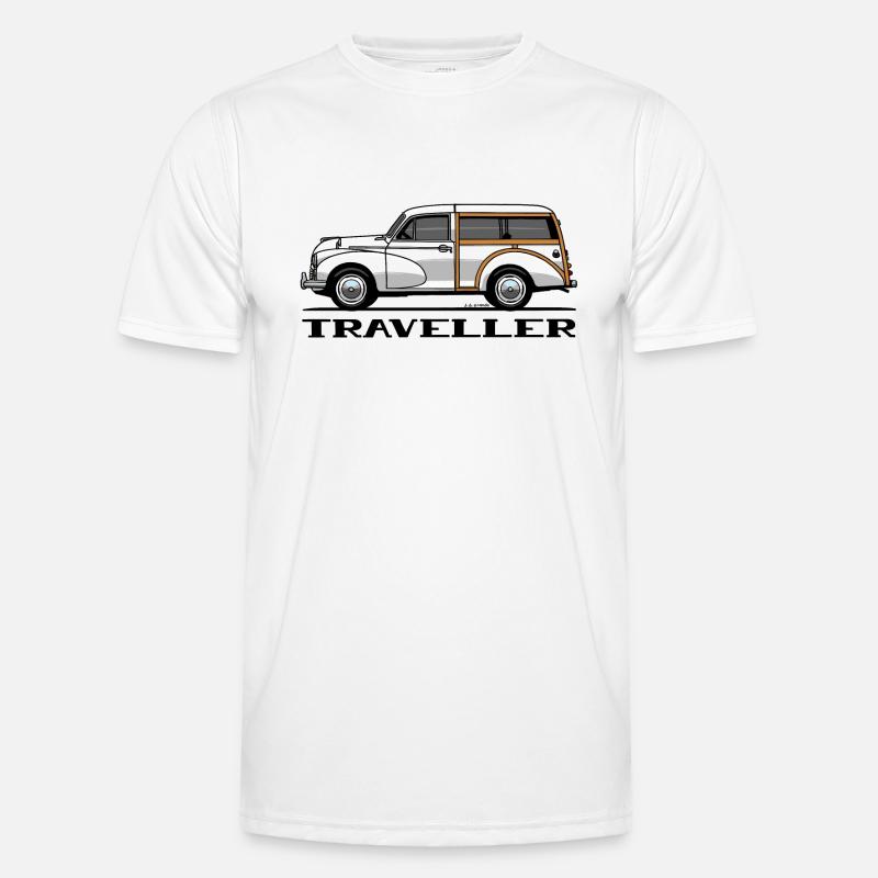 MORRIS MINOR TRAVELLER - Men's Functional T-Shirt - white