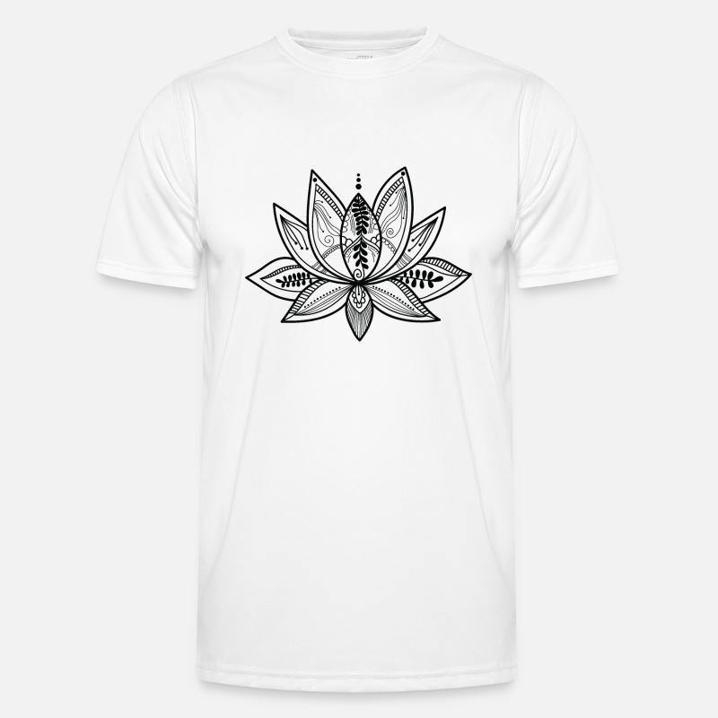 Lotus Fleur T-shirt sport Homme