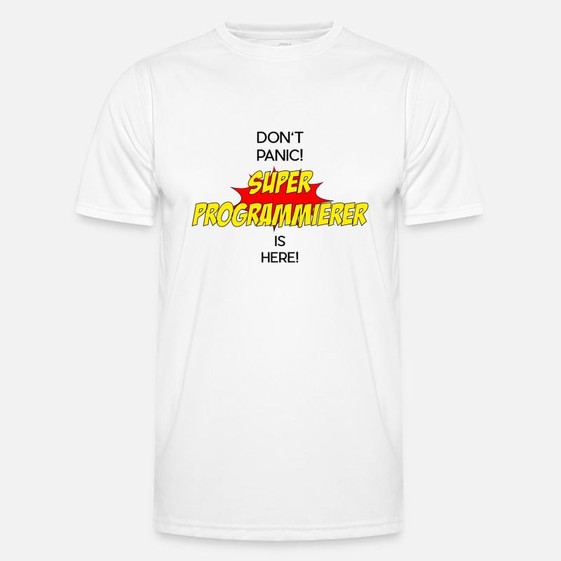 Super Programmierer / Super Programmer Männer Funktions-T-Shirt
