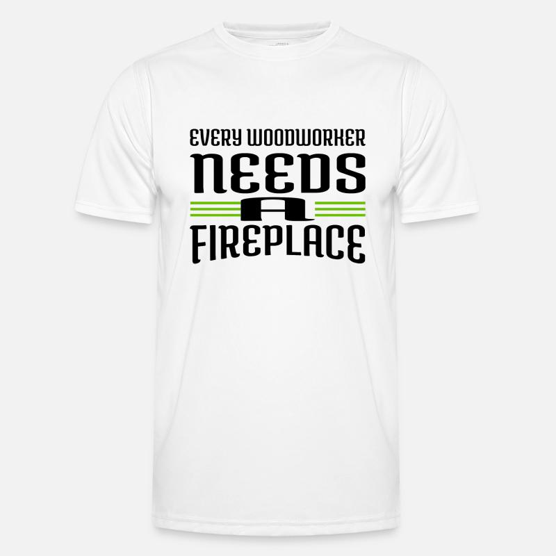 jackhammer apprentice birthday present - Männer Funktions-T-Shirt - Weiß
