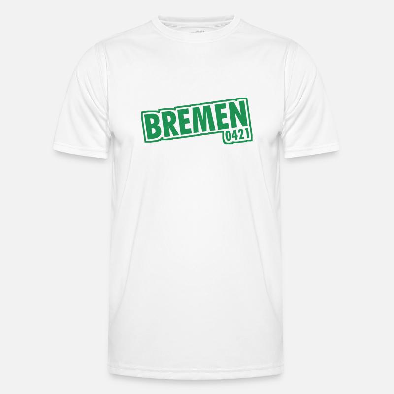 Bremen - 0421 - Area Code - Men's Functional T-Shirt - white