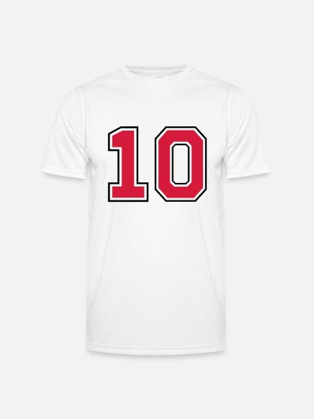10__f2 - Men's Functional T-Shirt - white