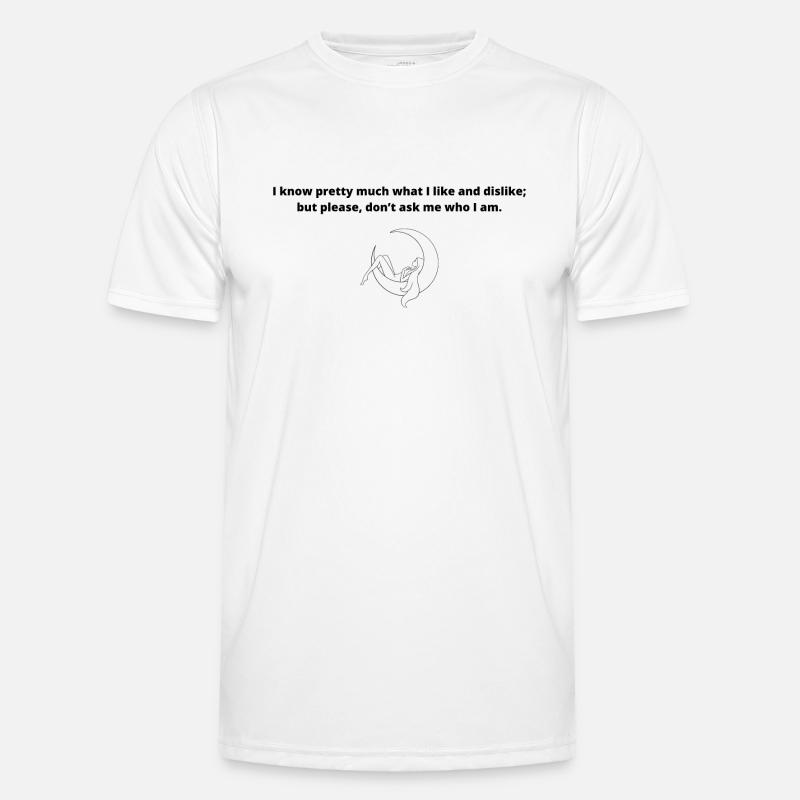 Sylvia Plath - Wer ich bin Männer Funktions-T-Shirt