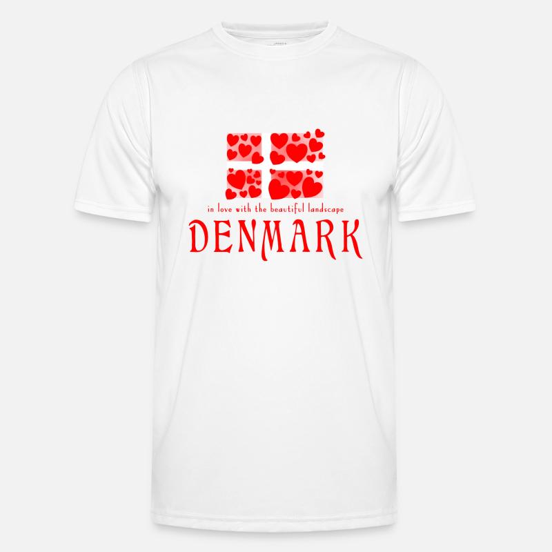 Danemark Danemark T-shirt sport Homme
