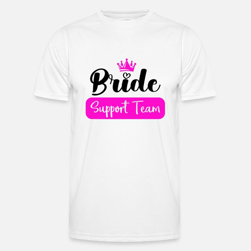 bride support team Männer Funktions-T-Shirt