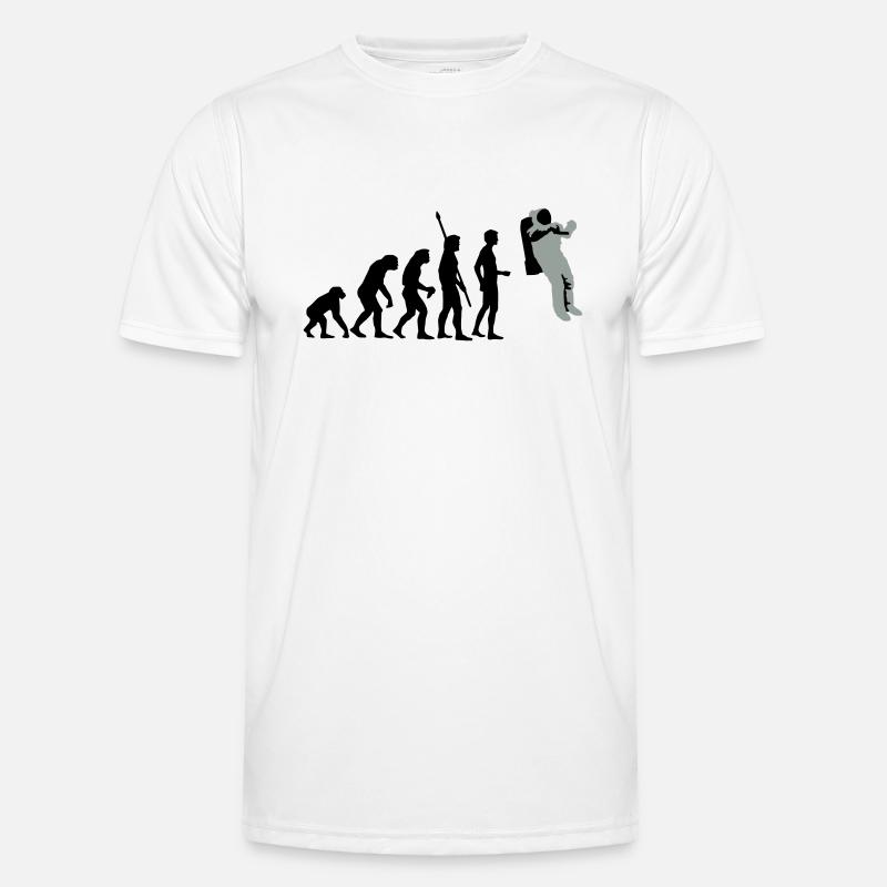 evolution_astronaut_2c - Men's Functional T-Shirt - white